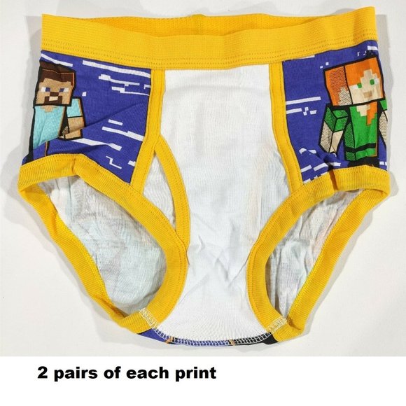 Handcraft Accessories Boys Minecraft Underwear 0 Cotton Briefs